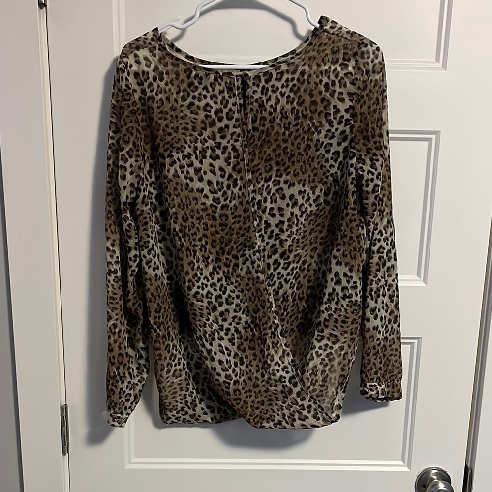 Leopard Print Blouse - Picture 3 of 5